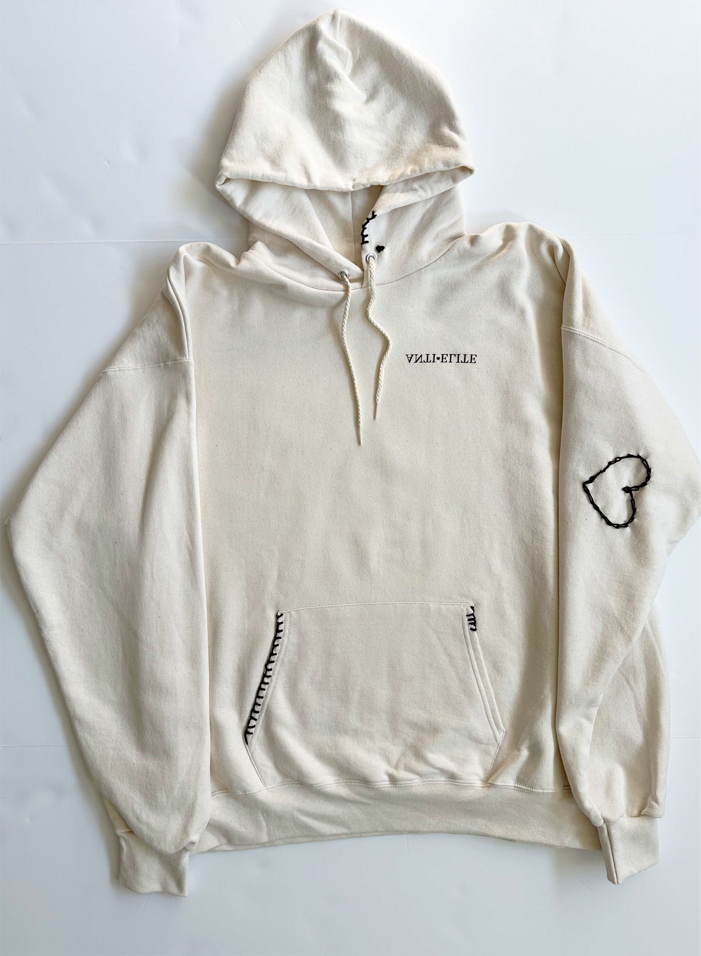 Anti-Elite Hoodie | Blanket Stitch (XL)